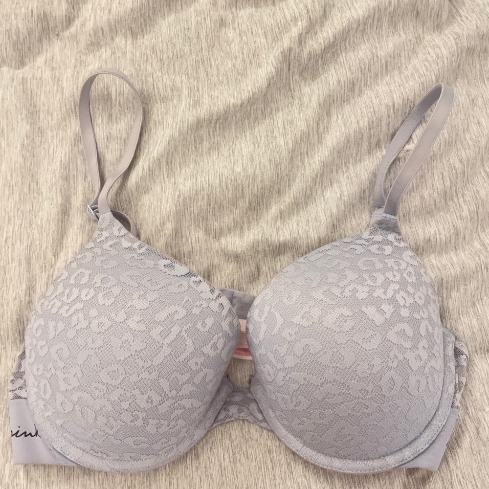 Victoria’s Secret Pink blue Push Up bra 34C